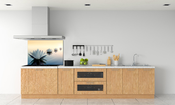 Spatplaat keuken Lotusbloemen