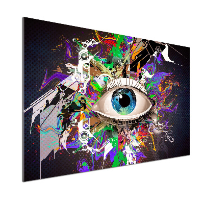 Spatplaat keuken Abstract oog