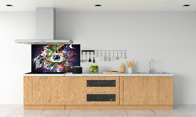 Spatplaat keuken Abstract oog