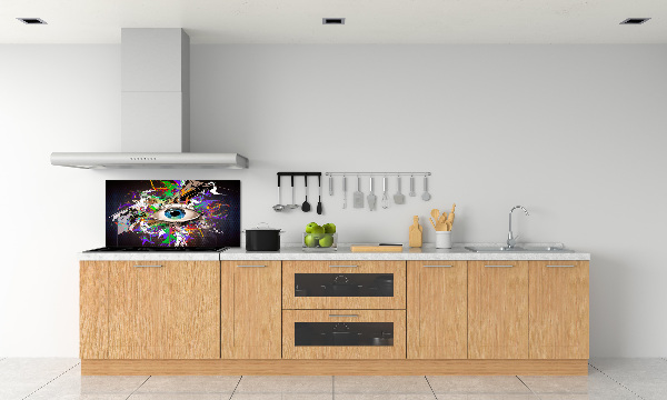 Spatplaat keuken Abstract oog