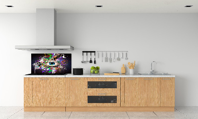 Spatplaat keuken Abstract oog