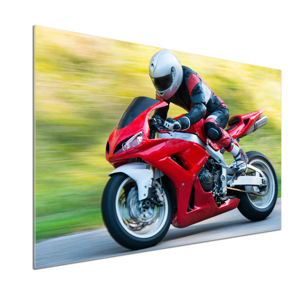 Spatscherm keuken Motorfiets