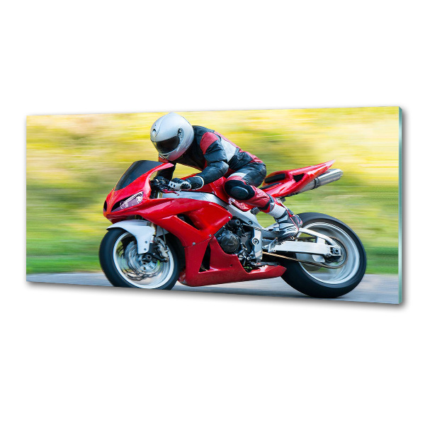 Spatscherm keuken Motorfiets