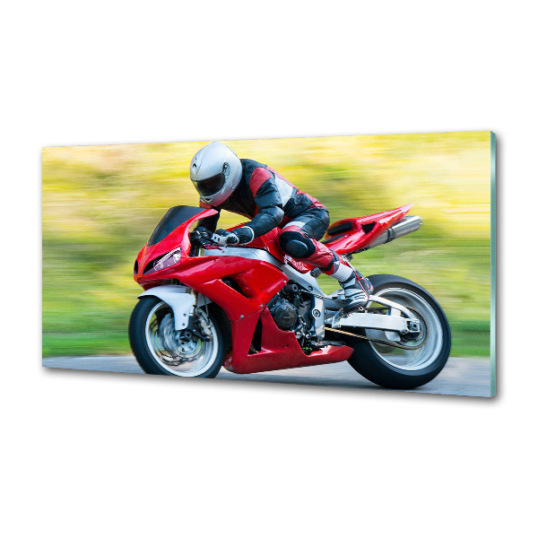 Spatscherm keuken Motorfiets