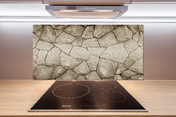 Spatplaat keuken Stenen muur