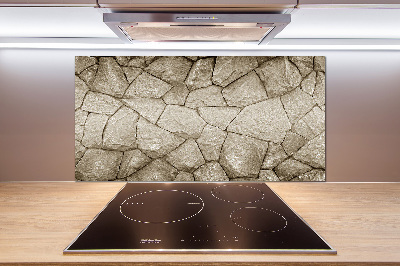 Spatplaat keuken Stenen muur