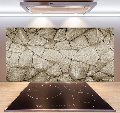 Spatplaat keuken Stenen muur
