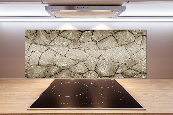 Panel do kuchni Ściana z kamienia