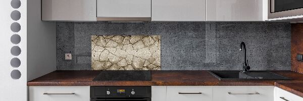 Spatplaat keuken Stenen muur