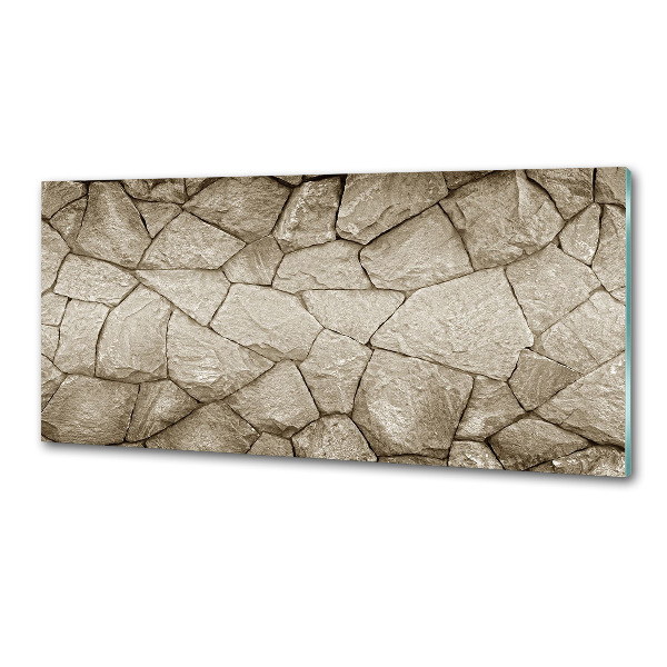 Panel do kuchni Ściana z kamienia