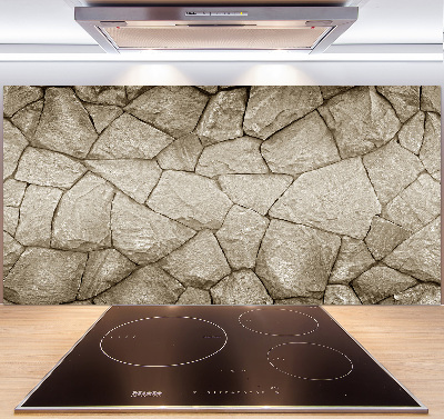 Spatplaat keuken Stenen muur