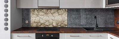 Spatplaat keuken Stenen muur