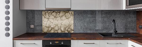 Spatplaat keuken Stenen muur
