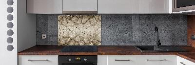 Spatplaat keuken Stenen muur