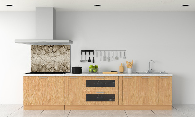 Spatplaat keuken Stenen muur