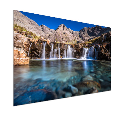 Achterwand keuken Waterval in de bergen
