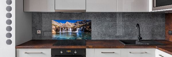 Achterwand keuken Waterval in de bergen