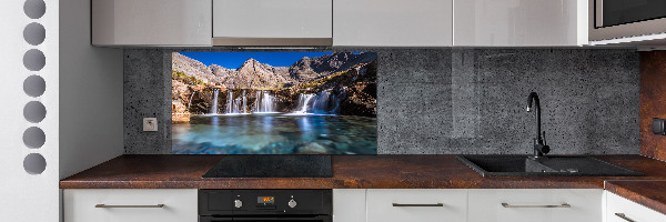 Achterwand keuken Waterval in de bergen