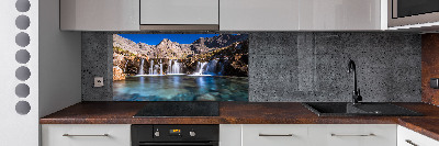 Achterwand keuken Waterval in de bergen