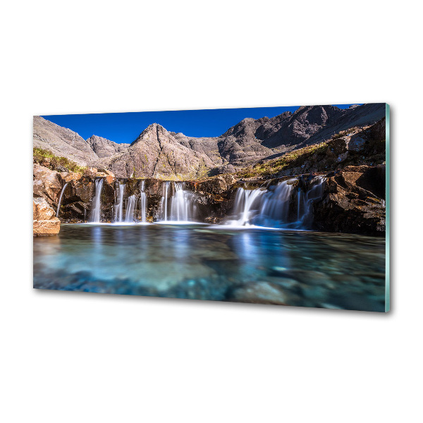 Achterwand keuken Waterval in de bergen