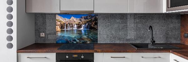 Achterwand keuken Waterval in de bergen