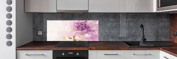 Keuken achterwand Witte dahlia