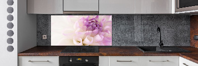Keuken achterwand Witte dahlia