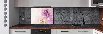 Keuken achterwand Witte dahlia