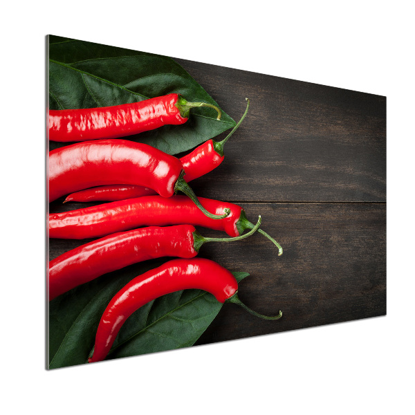 Keuken achterwand Chilipepers