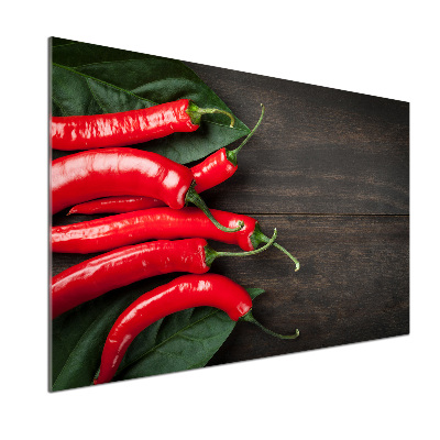 Keuken achterwand Chilipepers