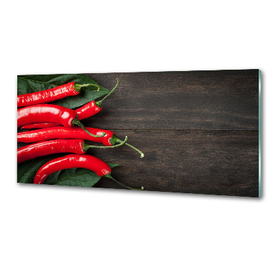 Keuken achterwand Chilipepers