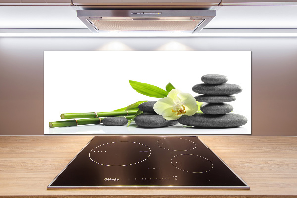 Panel między meble w kuchni Orchidea