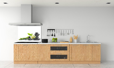 Glazen achterwand keuken Orchidee