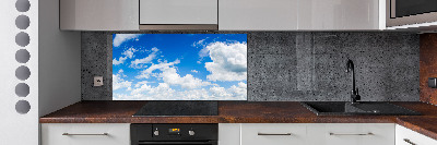 Spatplaat keuken Wolken aan de hemel