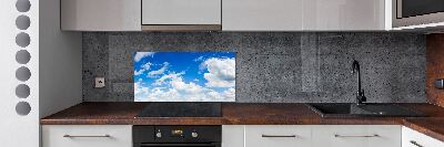 Spatplaat keuken Wolken aan de hemel