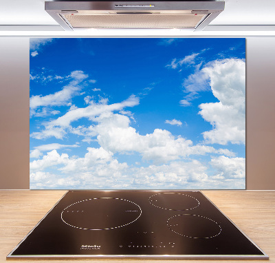Spatplaat keuken Wolken aan de hemel