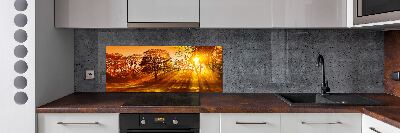 Keuken achterwand Zonsondergang
