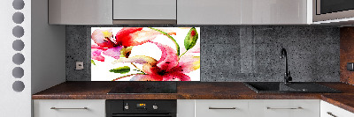 Keuken achterwand Lelie