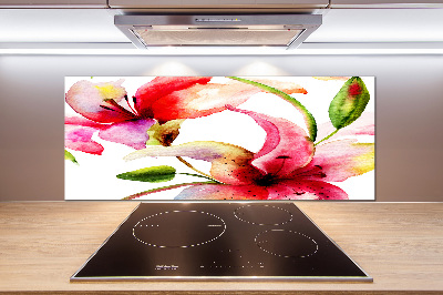 Keuken achterwand Lelie