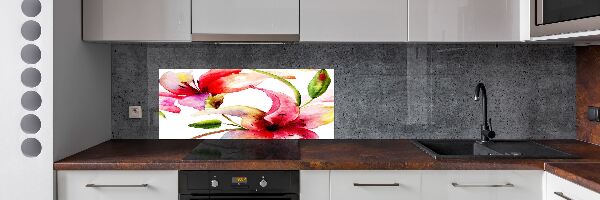 Keuken achterwand Lelie