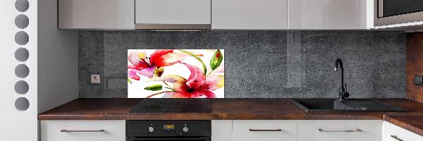 Keuken achterwand Lelie