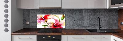 Keuken achterwand Lelie