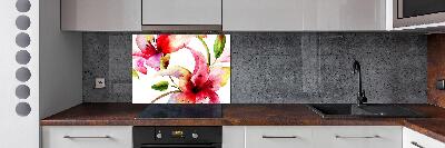 Keuken achterwand Lelie