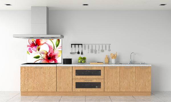 Keuken achterwand Lelie