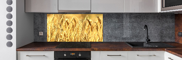 Glazen achterwand keuken Graan