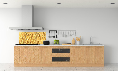 Glazen achterwand keuken Graan