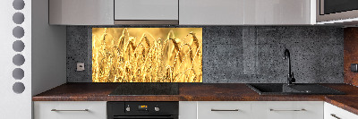 Glazen achterwand keuken Graan