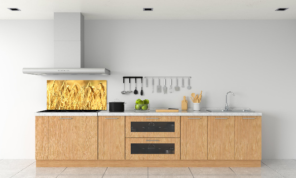 Glazen achterwand keuken Graan