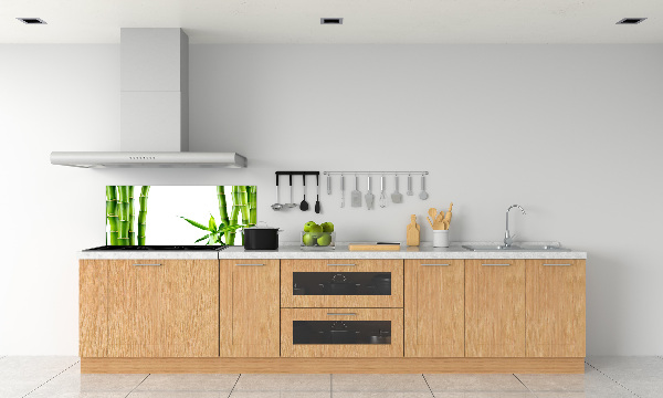 Achterwand keuken Bamboe