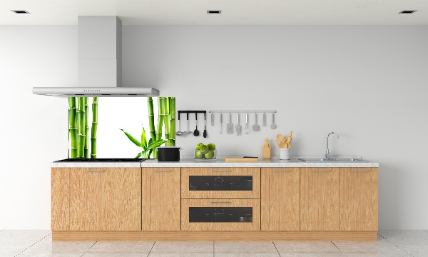 Achterwand keuken Bamboe